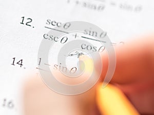 Math and Algebra Homework preparation