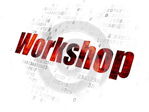 Studying concept: Workshop on Digital background