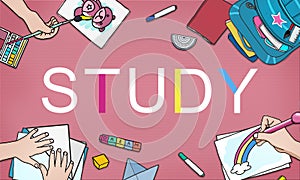 Studying Learning Education Student Insight Concept