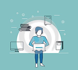 Studying tools and man