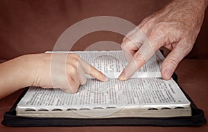 Studying the Word of God photo