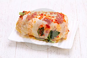 Stuffe cabbage with meat