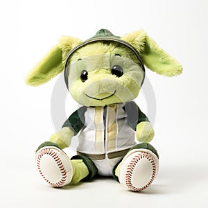 Stuffed Animal In Baseball Jersey: A Unique Dracopunk Collectible photo
