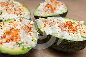 Stuffed avocados