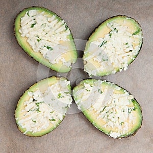 Stuffed avocados