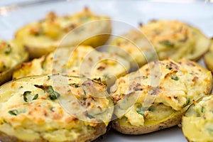 Stuffed baked potatoes