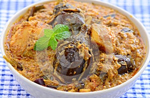 Stuffed Brinjal Curry