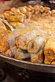 Stuffed cabbage leaf, traditional hungarian food