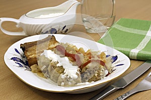 Stuffed cabbage with meat and rice, Romanian traditional cuisine - sarmale