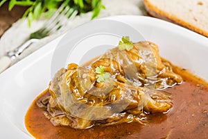 Stuffed cabbage roll
