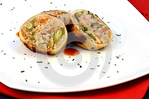 Stuffed calamary