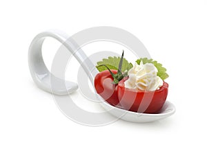 Stuffed cherry tomato(appetizer)