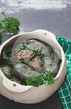 Stuffed Collard Greens