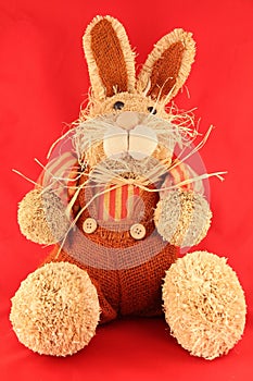Stuffed decorative rabbit