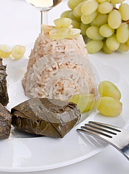 Stuffed Dolmades with Rice photo