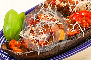 Stuffed eggplant