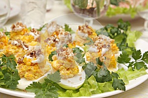 Stuffed eggs