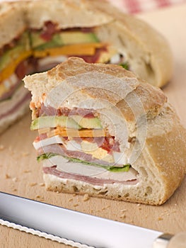 Stuffed Loaf Sandwich