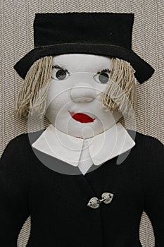 Stuffed male doll