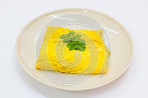 Stuffed nutrias omelet