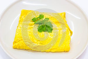 Stuffed nutrias omelet