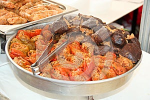 Stuffed pepper, dolma meal