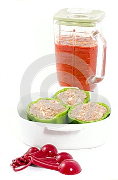 Stuffed pepper preparation