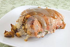 Stuffed pork chop