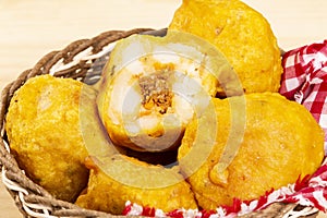 Stuffed Potato Typical Fry Of Several Latin American Countries