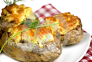 Stuffed potatoes