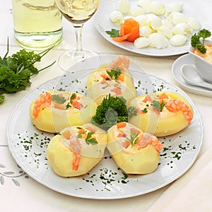 Stuffed potatoes