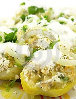 Stuffed potatoes