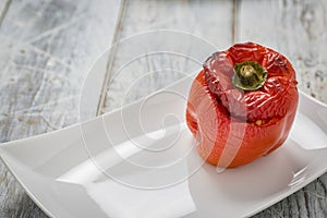 Stuffed red Pepper