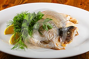 Stuffed trout