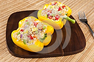 Stuffed Yellow Peppers