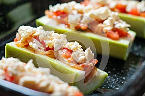 Stuffed zucchini