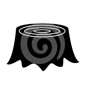 Stump vector icon