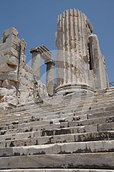 Stumps of massive stone columns