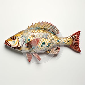 Stunning 3d Fish Artwork With High-quality Fashion And Czech Pilsner