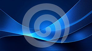 Abstract Blue Waves of Light and Data Flow