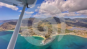 Stunning aerial views of Oahu