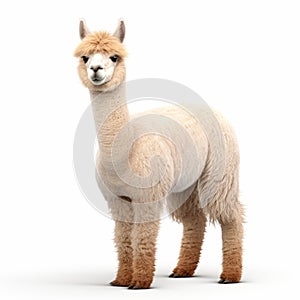 Stunning Albizoo Alpaca: Vray Tracing, 32k Uhd, Texture-rich Surfaces