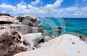 Stunning beach at Caribbean