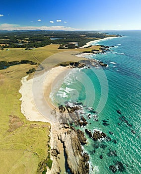 Stunning beaches on the Eurobodalla coast of Australia