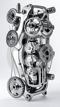 Precision Engineered Chrome Mechanical Assembly