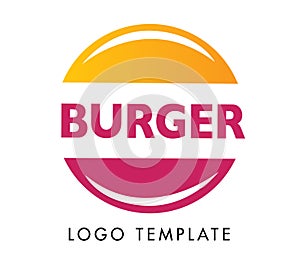 Stunning burger logo template ready to use