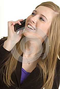 Stunning Business professional talks on phone