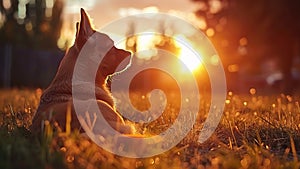 Cute, Friendly and Sweet Mixed Breed Puppy Dog Resting, Sleeping and Napping (Mutt, Mongrel)