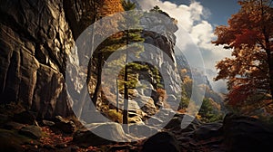 Stunning Crag Autumn Splendor Captured With Canon Eos-1d X Mark Iii