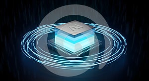 Powerful Artificial Intelligence Processor: Core Chip for Business Innovation and Technological Development.